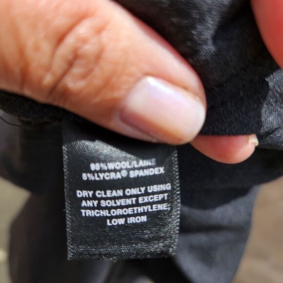 Lafayette 148 new york black wool blend black skirt - Picture 6 of 6